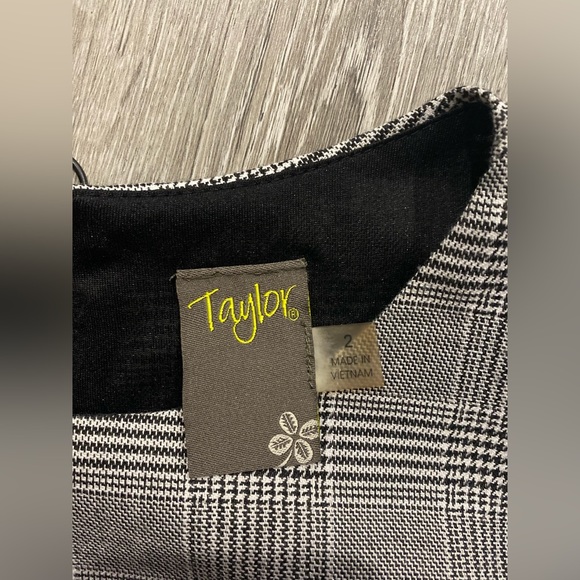 Womens Casual Sleeveless Plaid A Line Dress Gray/Ivory Size 2 . - Picture 5 of 10